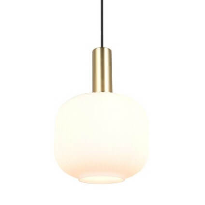 Lampa wisząca DIVA 319800108 pojedyncza metalowa czarny złoty biały