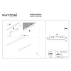 Oprawa sufitowa do szyny Basis TR030-4-12W3K-WW-DS-B LED 12W 2700-6000K magnetyczna czarna