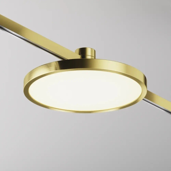 Lampa do szyn magnetyczna Plato TR153-1-10W2.7K-BS-DE LED 10W 2700K mosiądz