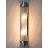 Szklana lampa ścienna Column MSE010100362 Moosee do jadalni chrom