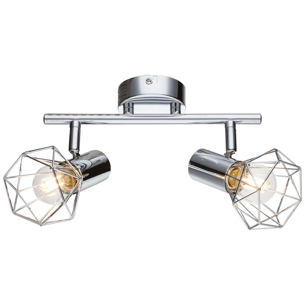 Plafon LAMPA sufitowa XARA 54802-2 Globo druciana OPRAWA ścienna KINKIET regulowany drut chrom