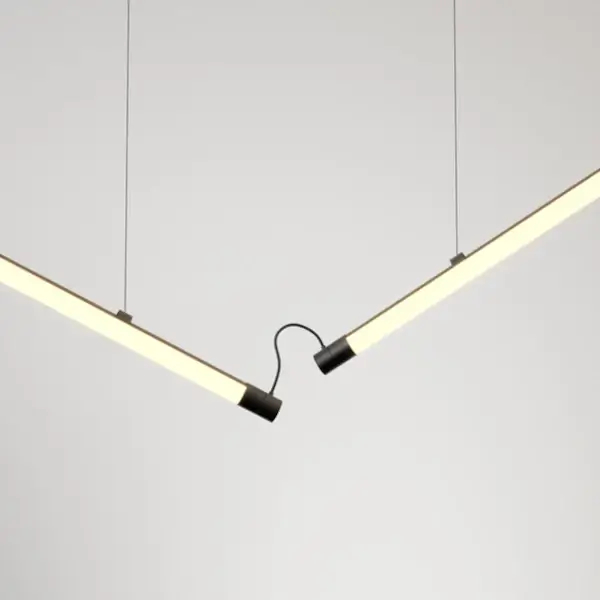 Nowoczesna lampa wisząca czarna PIPER LED 23,5W 2700-4000K listwy do salonu 71264-M942-D9-PH-12