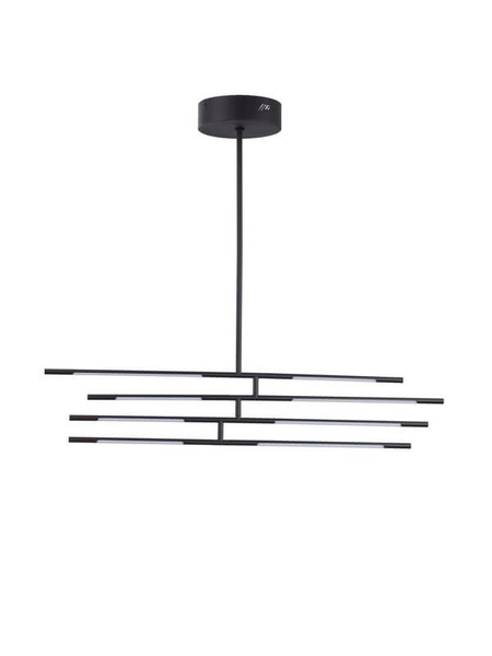 Sufitowa lampa ledowa do przedpokoju Bell LE41346 40W 3000K czarna