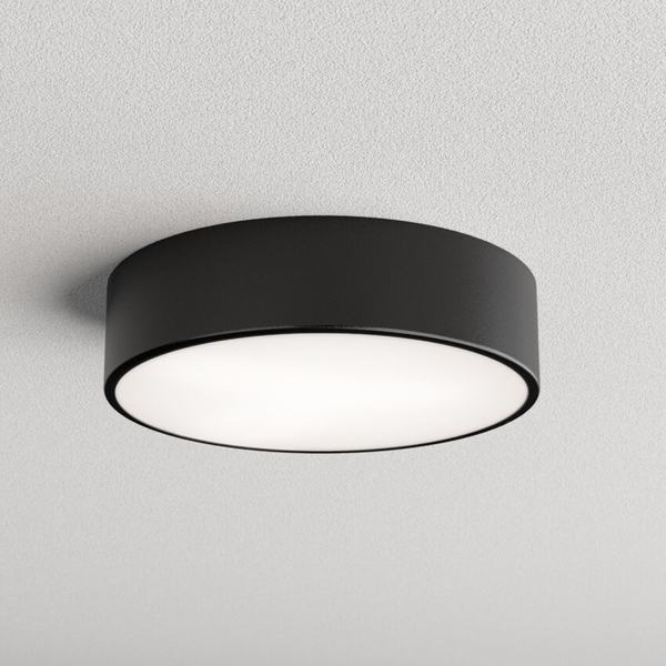 Lampa sufitowa 137623620910 czarna z czujnikiem ruchu hol