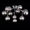 LAMPA sufitowa DALLAS MOD545PL-12CH Maytoni metalowa OPRAWA modernistyczny plafon molekuły chrom przydymione