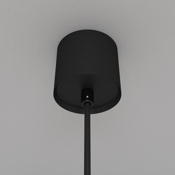 Lampa wisząca LED 5W 3000K nad stół biała czarna Luna OUTLET