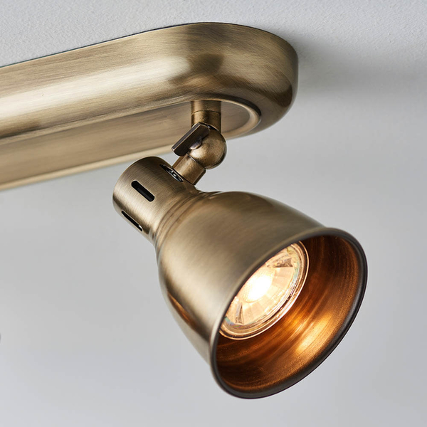 Sufitowa lampa vintage Westbury 76280 regulowana metalowa antyczny mosiądz