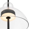 Skandynawska lampa wisząca Bangkok MOD185PL-L6B3K1 Maytoni LED 12W 3000K czarny przezroczysty