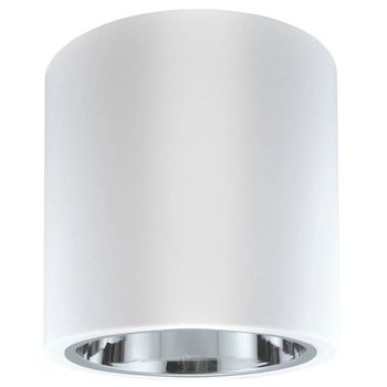 Natynkowa LAMPA sufitowa JUPITER 17 307194 Polux metalowa OPRAWA stropowa DOWNLIGHT tuba biała
