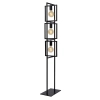 Podłogowa lampa loftowa Luuk 00726/03/30 metalowa z włącznikiem czarna