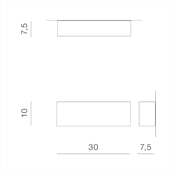 Lampa ścienna łazienkowa Zaria AZ5235 LED 15W IP65 biała