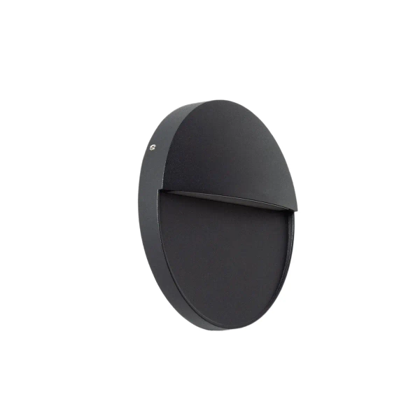 Elewacyjna lampa Lunaria ABR-LZKO-C LED 6W 2200-4000K IP54 okrągły czarny