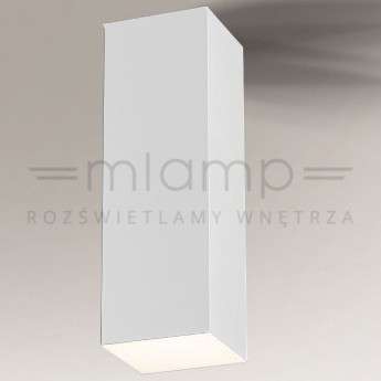 Downlight LAMPA sufitowa SUWA 7074 Shilo prostokątna OPRAWA natynkowa biała