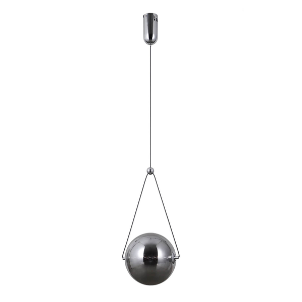 Zwieszana lampa Rastia PND-34361-M-CH-SG Italux LED 9W 3000K bańka chrom