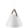 Lampa zwisowa Strap 84343001 Nordlux metalowa biała