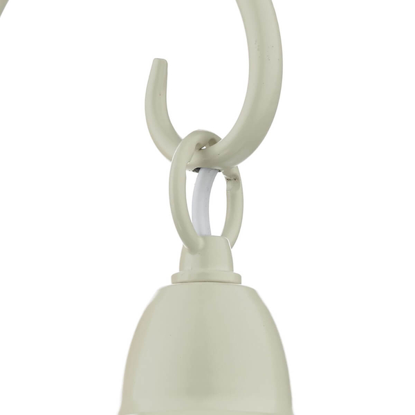 Kinkiet ścienny Blyton BLY0743 Dar Lighting retro drewniany kremowy