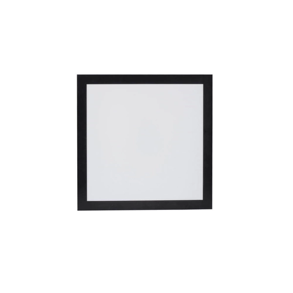 Natynkowa lampa sufitowa Flat LED 6W 3000K czarny plafon do jadalni