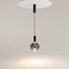 Lampa wisząca Nebula MOD182PL-L4B3K LED 4W 3000K czarna przydymiona