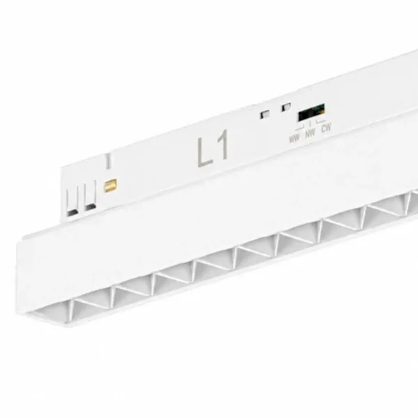 Dwufazowa lampa szynowa ALFA biała AZ6502 LED 14W 2900-7440K listwa