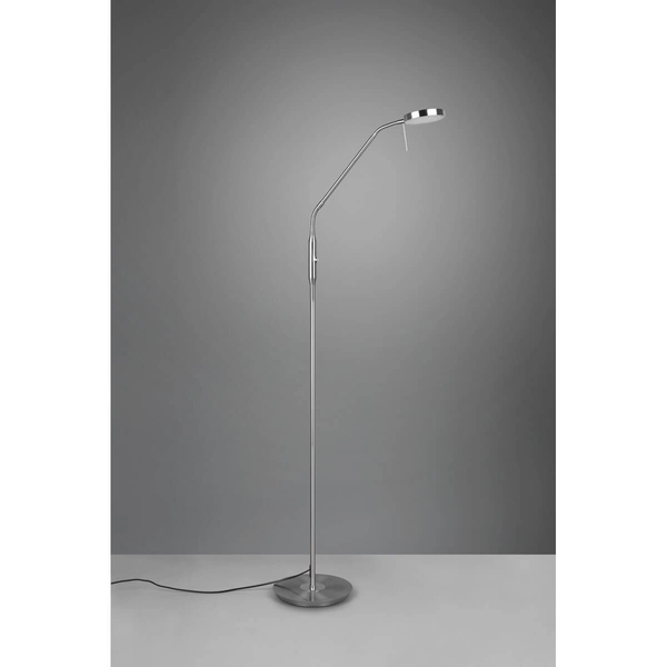 Lampa podłogowa ze ściemniaczem NEMIO DL107423310 LED 12W 2300-4000K srebrny