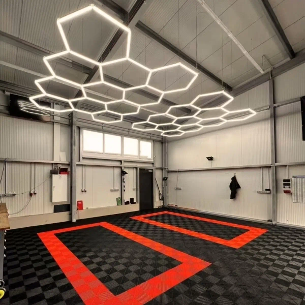 Liniowa lampa sufitowa Hexagon HEX-297X412-WW LED 331W 3000K IP54 biały