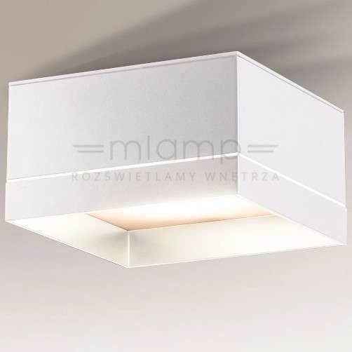 LAMPA sufitowa TOSA 7731 Shilo łazienkowa OPRAWA kwadratowa IP44 biała