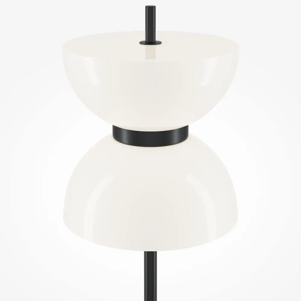 Metalowa podłogowa lampa Kyoto MOD178FL-L11B3K LED 11W 3000K czarna biała