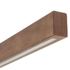 Nasufitowa lampa do jadalni Teo 6614 LED 22W 3000K boho drewniana