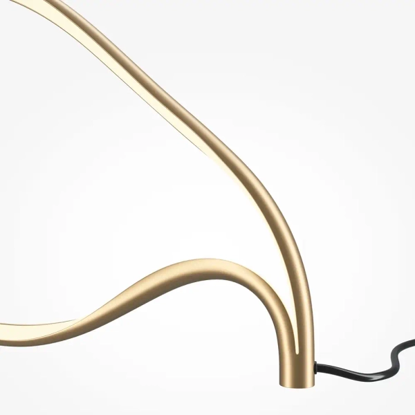 Ledowa lampa stołowa Plons MOD283TL-L12BS3K LED 12W 3000K mosiądz