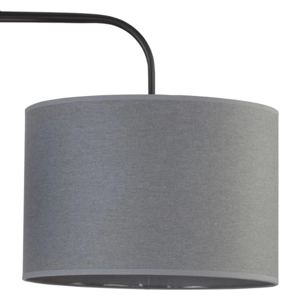 Okrągła lampa wisząca do sypialni Alice 6817 Nowodvorski podwójna szara