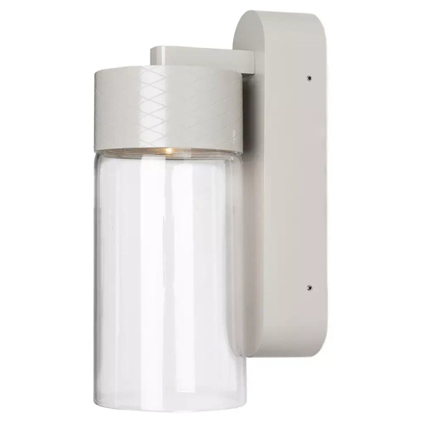 Szklana lampa ścienna FUSION W0411 LED 7W 3000K tuba szara