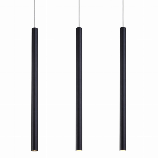 Lampa punktowa wisząca Lungo LP-894/3L BK Light Prestige zwis czarny