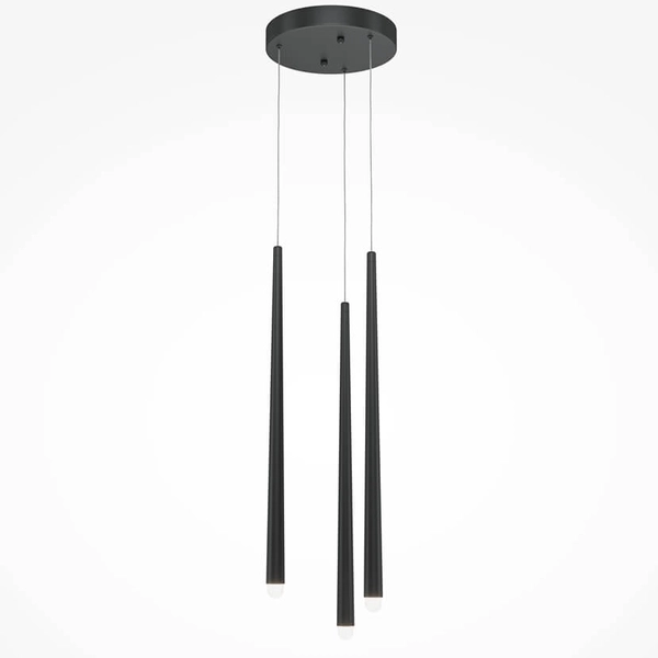 Lampa zwieszana rurki Cascade MOD132PL-L18BK LED 19W 2500-3500K czarny