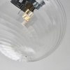 Kulista lampa sufitowa Milston 96488 IP44 szklana chrom przezroczysty