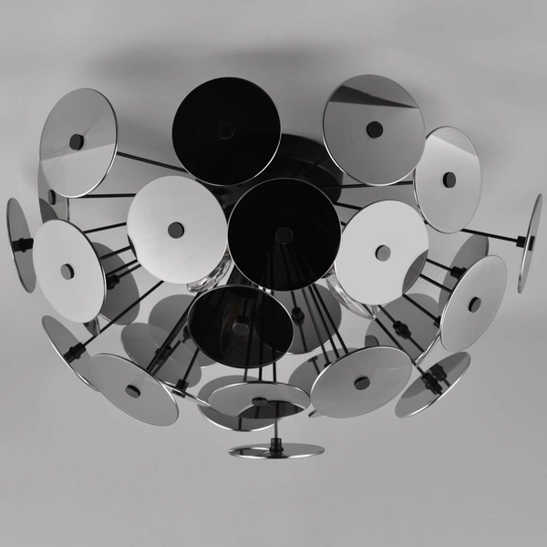 Sufitowa lampa sypialniana Discalgo 609900357 dekoracyjna czarny srebrny