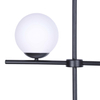 Czarna lampa sufitowa VUELTA K-4735 szklane kule balls do pokoju
