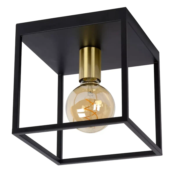 Salonowa lampa sufitowa RUBEN 00124/01/30 Lucide loft czarny złoty