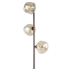Stojąca lampa do sypialni Lava Brown 16150 szklane klosze brązowy