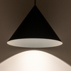 Lampa jadalniana zwis Zenith 10879 Nowodvorski nad stół stożek jedwabisty grafit