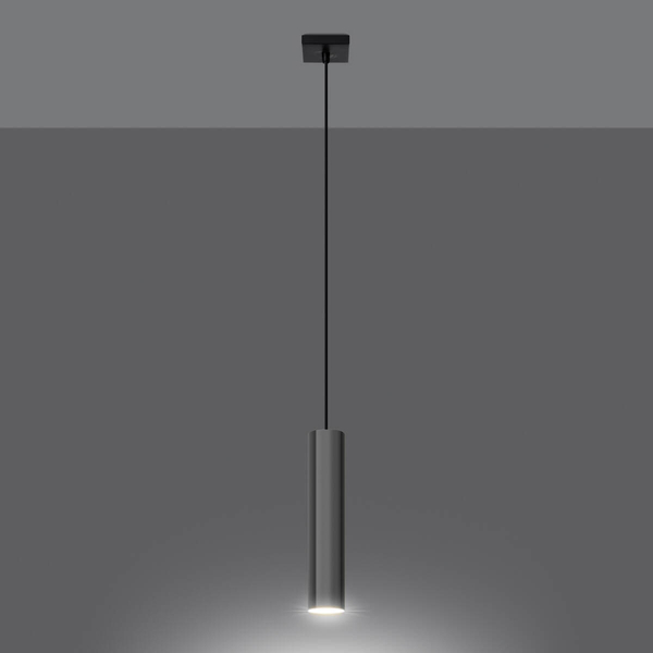 Lampa zwis Lagos SL.1204 Sollux rurka do sypialni pojedyncza chrom