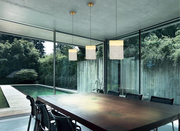 Glamour LAMPA wisząca VETRO P0428D Maxlight szklany zwis LED 4,5W 3000K nad stół złoty