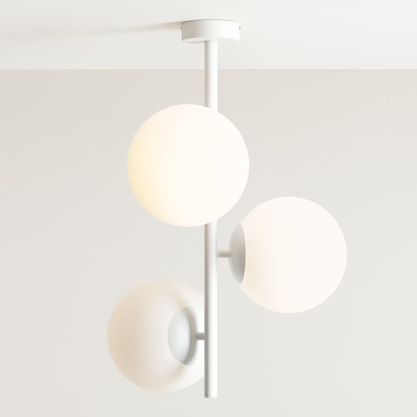 Sufitowa lampa salonowa Fin 1120PL_E_M Aldex skandynawska  balls biała