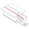 Zasilanie końcowe szynoprzewodu CTLS RECESSED POWER END CAP 8690 Nowodvorski uziemienie prawe do 3-fazowej szyny podtynkowej cz