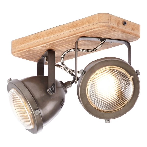 Reflektorki sufitowe Carmen 72029/84 marynistyczne drewno brąz