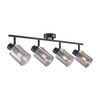 Lampa wielopunktowa natynkowa Sardo SPL-5581-4-BK-SG Italux szary czarny