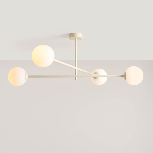 Przysufitowa lampa molekułowa PINNE 1080PL_L9 Aldex kremowy
