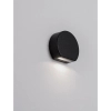 Okrągły kinkiet zewnętrzny ścienny SARDIRA LE75308 LED 4W 3000K IP54 czarny