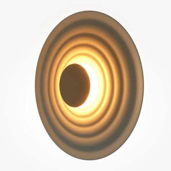 Okrągły kinkiet ścienny Nami MOD400WL-L5KH2.7K LED 6W 2700K czarny