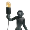 Stołowa lampka Monkey ABR-KARD5-C Abruzzo designerska małpa czarna