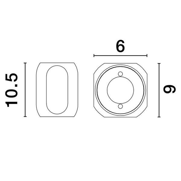 Ścienna lampa góra-dół YAGUARU LE44765 LED 8W 3000K metalowy złoty